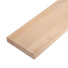 a piece of wood is shown on a white background