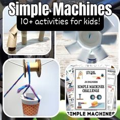 simple machines activities for kids to do with the children's toys and crafts that they are working on