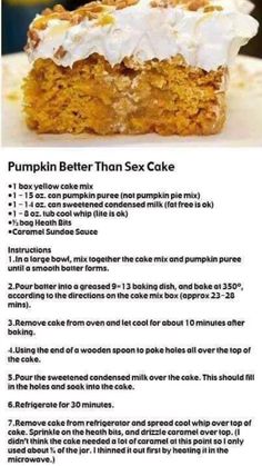 Dessert Pumpkin Recipes, Cake Recipes Pumpkin, Pumpkin Dump Cake Recipe, Pumpkin Pie Cake, Dessert Pumpkin, Cake Pumpkin, Dump Cake Pumpkin, Pumpkin Cake Recipes, Pumpkin Pie Mix