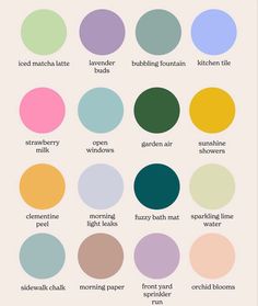 the different shades of paint that you can use to decorate your home or office with