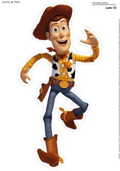 the toy story character woody from toy story is shown in an image that appears to be made