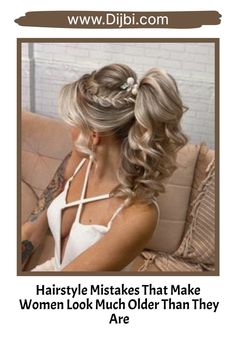 Slicked Back Ponytail, Christmas Hairstyles, Curly Hair With Bangs, One Hair