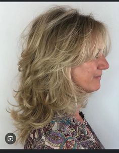 Blonde Shag, Long Textured Hair, Hairstyles For Seniors, Swept Back Hair, Long Hairstyles For Women, Loose French Braids, Women Haircuts Long, 50 Hair, Natural Gray Hair