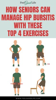 how seniors can manage hip bursts with these top 4 exercises