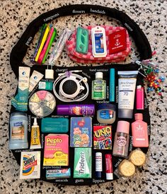 what’s in my bag (pt. 2!) mom friend, school bag or work bag essentials! #bag #whatsinmybag Things To Put In Your Purse For School, What I Pack In My Bag, What’s In My Nurse Work Bag, Mom Of The Friend Group Bag Essentials, What To Pack For School Field Trip, Things To Put In Your Bag For School, Stuff To Keep In Your Purse, Work Bag Packing List, Essential Bag Travel