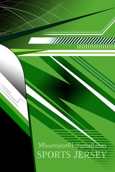 a close up of a ski board on a green and black background with white lines