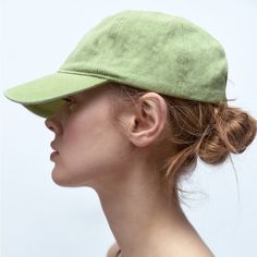 Zara Hat In Light Green Brand New Without Tags. Peak Cap With An Adjustable Strap At The Back. The Same One In Beige Is Available For Sale. Outer Shell 100% Cotton New Posher? Sign Up With Invite Code 0ld_fashioned For $10 Off Your First Poshmark Purchase I Only Sell 100% Authentic Items. Receipts Of Purchase Are Available Upon Request For Verification Purposes. My Photos Are Taken Inside With A Flash Unless Indicated Otherwise. If You Need Additional Photos, Please Drop A Comment Or Dm Me! All Green Curved Brim Baseball Cap For The Beach, Green Curved Brim Baseball Cap For Beach, Casual Green Visor Sun Hat, Green Baseball Cap For Beach, Green Summer Cap, Casual Green Baseball Cap For Beach, Casual Wide Brim Baseball Cap For Summer, Everyday Summer Baseball Cap With Visor, Green Curved Brim Baseball Cap For Summer