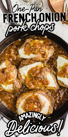 one pan french onion pork chops with gravy is the best way to cook them