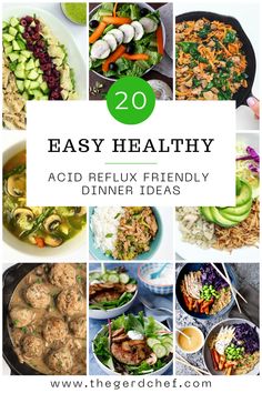 Low Acid Dinner Recipes, Low Acid Diet, Dinner Meal Ideas