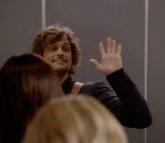 hes waving bye to me! (he’ll see me later) (in his bed) Dr Reid, Matthew 3, Dr Spencer Reid, Crimal Minds, Matthew Gray, Matthew Gray Gubler, Spencer Reid, The Perfect Guy, Light Of My Life