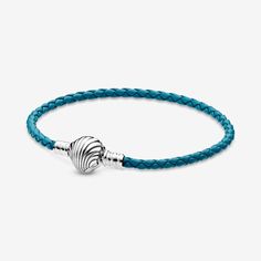 Pandora Leather Bracelet, Charms Pandora, Bracelet Pandora, Turquoise Leather, Braided Leather Bracelet, Mesh Bracelet, Pandora Bracelets, Sailboats, Pandora Bracelet