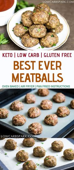 keto low carb gluten free best ever meatballs