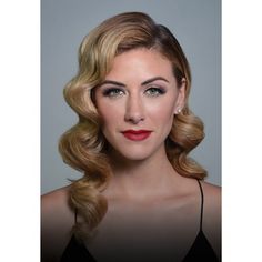 Retro Waves Hair, Short Blonde Pixie, Retro Curls, Hoco Hair Ideas Short, Hoco Hair Ideas Half Up, Blonde Waves, Pixie Haircut For Thick Hair, Pin Up Hair, Retro Waves