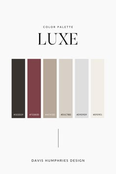 the color palette for luxury furniture