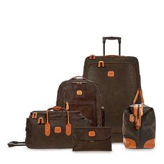 Bric's - Life Luggage Collection Luxury Travel Briefcase With Dust Bag Included, Luxury Rugged Briefcase, Luxury Oiled Leather Briefcase For Travel, Luxury Oiled Leather Travel Briefcase, Luxury Travel Saddle Satchel, Oakley Luggage, Gucci Suitcase Set, Luxury Travel Bags For Men, Luxury Travel Luggage