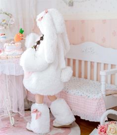 Hop into Easter or any special occasion with our adorable bunny suit, a plush bunny suit that stands out in any setting. This complete set includes a plush bunny costume with a fluffy jumper adorned with a cute bunny tail, cozy shorts, charming leg warmers, and a hat featuring long bunny ears. Designed with the softest materials, this outfit ensures you stay comfortable while looking irresistibly cute and rabbit-like all day long. Offering sizes for both kids and young adults, this plush costume Crochet Plushy Bunny, Bunny Tail Plug, Male Bunny Costume, Cute Bunny Outfits, Cute Bunny Costume, Bunny Fursuit, Big Squishies, Bunny Costume Kids, Hello Kitty Water Bottle