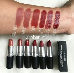 Mac Swatches Lipstick, Mac Glow Play Lip Balm Swatches, Mac Lipstick Pda, Mac Matte Lipstick Swatches, Mac Dubbonet Lipstick, Mac Lipstick Cosmo, Mac Chili Lipstick, Mac Makeup Lipstick