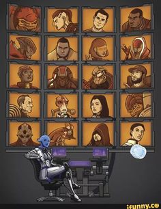 an image of a computer screen with many avatars on it