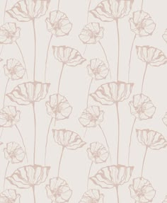 an image of a flower pattern on a wallpaper background in brown and beige colors