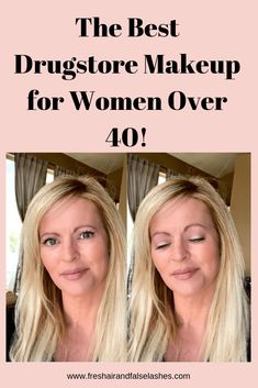 The Best Drugstore Makeup for Women Over 40. #drugstoremakeup #makeuplooks Makeup Over 40, Makeup Tips For Older Women, Makeup For Older Women, Best Drugstore Makeup, 1 August, Makeup For Teens, Make Up Looks, Drugstore Makeup, False Lashes