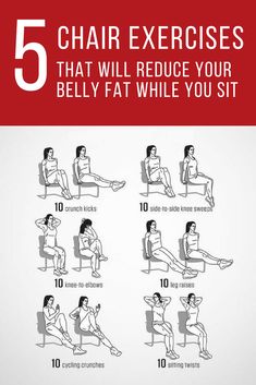 Stomach Exercises, Simple Chair, Burn Belly Fat Workout, Weight Exercises, Yoga For Seniors, Office Exercise, Chair Exercises, Workout For Flat Stomach, You're Invited