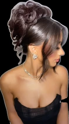 Formal Hairstyle, Feminine Hairstyles, Long Hair Wedding Styles, Christmas Hairstyles, Our Secret, Favorite Hairstyles, Bridal Hair And Makeup, Homecoming Hairstyles