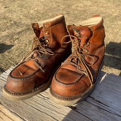 Thorogood Boot , Men 10.5 , Very Good Condition Thorogood Boots, Boots Men, Men's Clothing, Men's Shoes, Shoe Boots, Conditioner, Size 10, Man Shop, Mens Outfits