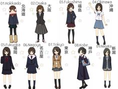 Japanese High School Uniform, Japan School Uniform, Vestidos Anime, Japanese Uniform, Japanese High School, Anime Uniform, High School Uniform, School Uniform Fashion, Niigata