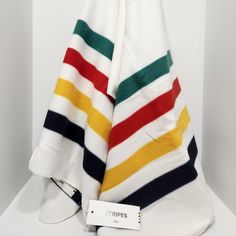 Six left.  More will be in by Oct 18. Hudson Bay Company blanket Polar Fleece throw HBC  multi stripe, NEW This is ready to use or to gift!  Brand new!! Mugs are sold separately here: https://www.etsy.com/ca/listing/1385350585/hudson-bay-company-mugs-hbc-striped-mug Find other Canada gift items in my shop here: https://www.etsy.com/shop/Shoppe306?ref=seller-platform-mcnav§ion_id=36347670 Everything is new and is ready to ship! Function and style combine in this multi wide stripe fleece throw  No Striped Mug, Hudson Bay Decor, Hbc Stripes, Capote Coat, Hudson Bay Blanket, Hudson Bay Company, Striped Baby Blanket, Blanket Jacket, Chunky Knit Hat