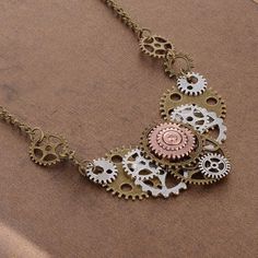 Looking for a must-have steampunk necklace? Look no further! Stainless steel pendant: will not blacken or rust Reinforced and elegant structure Composition: metal alloy of zinc Size: 4.6cm x 5.2cm Steam Punk Diy, Hardware Jewelry, Necklace Chain Types, Steam Punk Jewelry, Steampunk Diy, Steampunk Necklace, Punk Jewelry, Steampunk Jewelry, Estilo Punk