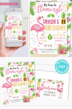 the flamingo birthday party is on sale