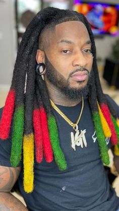 Wick Hair Styles, Wick Locs On Women, Wicks Locs Men, Wicks Hairstyle, Wicks Hair