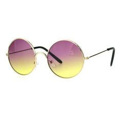 Kid's size round oceanic lens groovy 70s hippie sunglasses. (j3105col) Size: one size.  Color: Purple.  Gender: female.  Age Group: kids. Hippie Sunglasses, Sunglasses Purple, Circle Lens, Baby Backpack, Groovy 70s, Circle Lenses, 70s Hippie, Metal Sunglasses, Round Circle