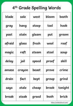 the words spelling worksheet with pictures for kids to use in their writing skills