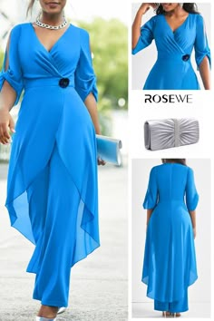 Perfect Choice for Party !Up to 80% OFF Get Yours& Be Your Style from Rosewe. Designer Jumpsuits For Women Indian, Rosewe Dress For Women 2022, Natural Clothing Style, Sketches Design, 2022 Fashion Trends, Fashion Design Classes, Lehenga Designs Simple, Beautiful Casual Dresses, African Fashion Traditional