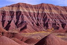 the mountains are very colorful and there is no image here to provide a caption for