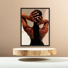 This modern wall art features a black woman with her braids cascading down her back. It evokes a sense of dynamic elegance and beauty, perfect for any home or office. An eye-catching piece of decor, this work of art will add a unique touch to any space.  NB: The colors in the prints may exhibit slight variations from the mockups on our product pages, but rest assured, it's a minor difference that shouldn't cause concern. Glowing Art, Black Wall Art, Grey Art, Black Luxury, Black White Art, Text Art, Art Bundle, Canvas Texture, Custom Posters