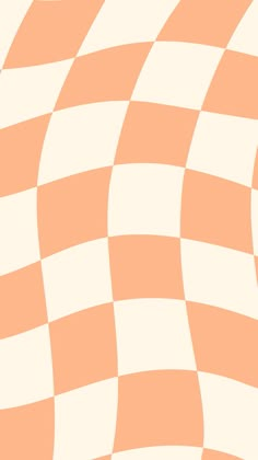 an orange and white checkerboard pattern is shown