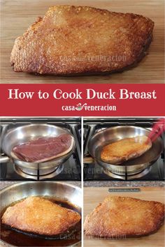 how to cook duck breast in a cast iron skillet