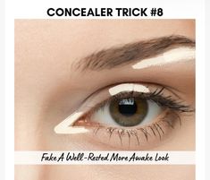 Concealer Tricks, Makeup Tips For Older Women, Face Makeup Tips, Hooded Eye Makeup, Makeup Game, Eye Makeup Tips, Beauty Makeup Tips, Contour Makeup, Looks Black