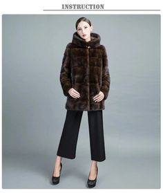 Looking for a warm jacket that not only keeps you cozy but also adds a touch of style to your winter look? Look no further than these fashionable women's jackets. Crafted from genuine leather and mink fur, they offer both warmth and a trendy look. Featuring an eye-catching striped pattern and a fur-trimmed hood, they're perfect for elevating your winter style.Specifications Type: Wide-waisted Thickness: STANDARD Style: Thick Warm Fur Style: Casual Sleeve Style: Regular Sleeve Length(cm): Full Season: Winter Pattern Type: striped Outerwear Type: Real Fur Origin: Mainland China Model Number: TT-01 Material: Fur,Genuine Leather,Mink Fur Hooded: Yes Gender: WOMEN Fabric Type: Silk Cotton Decoration: Fur Craft\Technics: Full Pelt Collar: With Fur Trim Hood Clothing Length: Medium Closure Type: Fall Outerwear With Faux Fur Trim For Cold Weather, Chic Winter Outerwear For Cold Weather, Brown Long-sleeved Parka For Fall, Winter Hooded Jacket With Faux Fur Lining, Brown Long Sleeve Parka For Fall, Fall Hooded Jacket With Faux Fur Trim, Cold Weather Long Coat With Faux Fur Lining, Long Coat With Faux Fur Lining For Cold Weather, Classic Winter Outerwear For Cold Weather