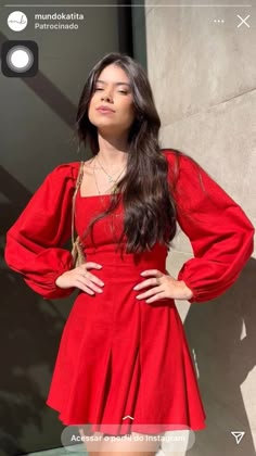 Valentines Day Dresses For Women, Outfits Natal, Natal Outfit, Outfits Rojos, Dress Natal, Looks Party, Dress Aesthetic, Grad Dresses, Easy Trendy Outfits