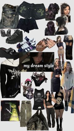 Y2k Emo Fashion, 2000s Clothes, Y2k Emo, Outfit Inspo Casual, 2000s Fashion Outfits, Dream Style, Emo Fashion, Simple Trendy Outfits