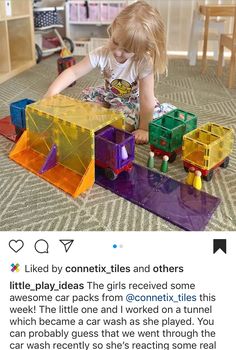 Connetix Tiles Storage, Magnatiles Storage, Free Family Activities, Easy Kid Activities