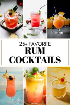 the 25 favorite rum cocktails