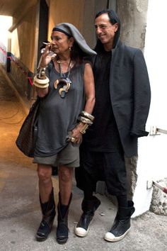 Rick Owens & Michèle Lamy (трафик) / Звездный стиль / ВТОРАЯ УЛИЦА Michelle Lamy, Parisienne Chic, Stephane Rolland, Gareth Pugh, Haider Ackermann, Fashion Couple, Yohji Yamamoto