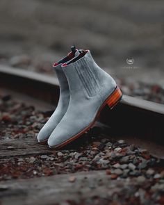 SG Damien Chelsea Boot - Grey - Southern Gents Stylish Boots For Men, Bullet Bike, Guy Outfits, Gents Shoes, Boots Outfit Men, Jodhpur Boots, Clean Slate, Chelsea Boots Men, Business Shoes