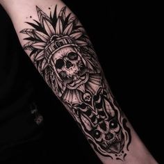 Aztec Tattoo Designs Forearm, Mayan Skull Tattoo, Mexican Tattoo Ideas For Men Sleeve, Aztec Forearm Tattoo For Men, Mexican Tattoo Sleeve, Mictecacihuatl Tattoo, Cholo Style Tattoo