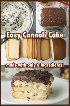 an easy cake recipe made with only 8 ingredients and it's ready to be eaten