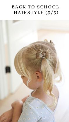 Lauren Reed on Instagram: "🎀 These bow pigtails are so adorable and perfect for back-to-school. You can honestly do them with most hair lengths 🎀 

Let me know if you have any questions!! 

Comment HAIR for a link to the hair products we use

#hairstyles #kidshairstyles #kidshair #backtoschool #toddlerhairstyles #girlmom #momlife #hairtutorial #easyhairstyles #momssupportingmoms #hairideas #bowseason #bows 

🏷️ hairstyles for kids, toddler hairstyles, hair tutorial, easy hairstyles for kids" Bow Bun, Easy Little Girl Hairstyles, Flower Bun, Bow Ponytail, Bow Hairstyle